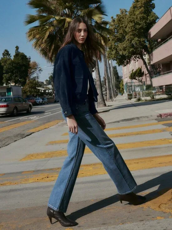 ZARA 100% LEATHER BOMBER JACKET - Picture 4 of 11